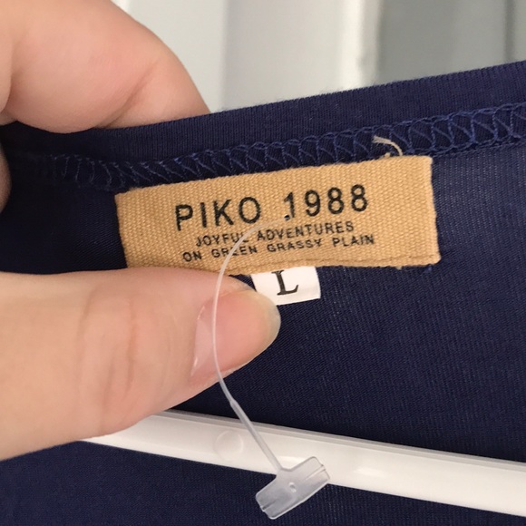 Royal blue Piko shirt - Picture 4 of 6